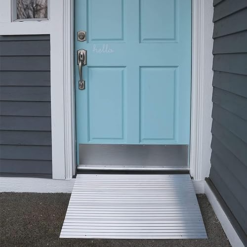 EZ-ACCESS Transitions 6 Inch Aluminum Modular Threshold Ramp G510