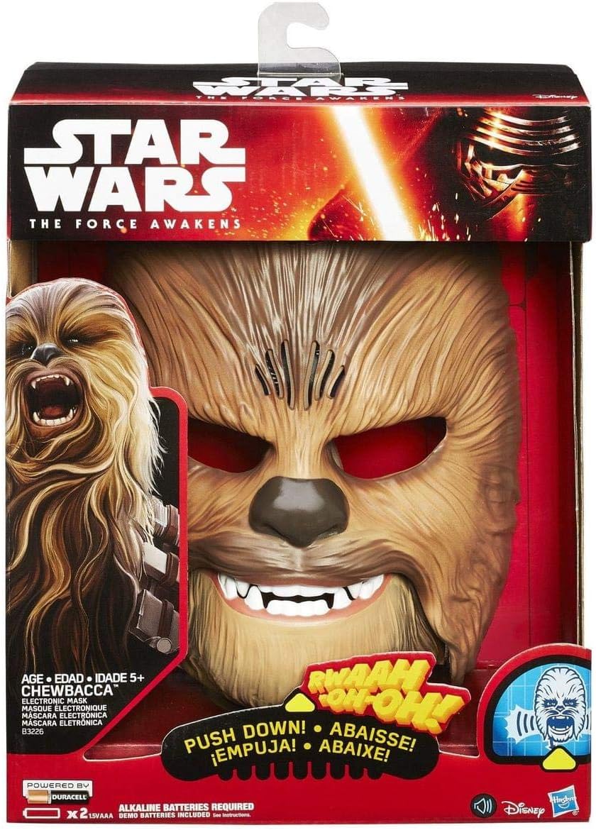 STAR WARS Roaring Chewbacca Wookiee Sounds Mask, Amazon Exclusive T8128