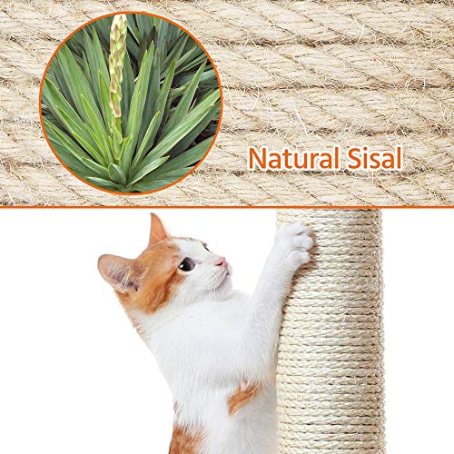 Yaheetech Cat Tree 67in Large Cat Tower with Scratching Post & Condo L69180