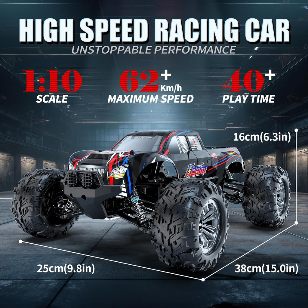 Hosim 1:10 Scale 48+ KMH Remote Control Car for Adults Boys K29929