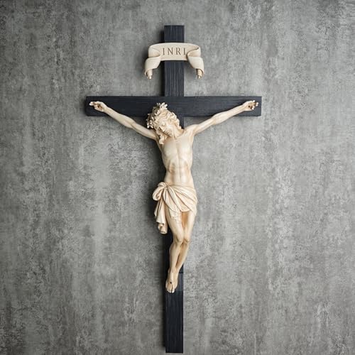 BC Catholic Crucifix Wall Cross 24" H Jesus Christ Indoor Home Decor Q2061