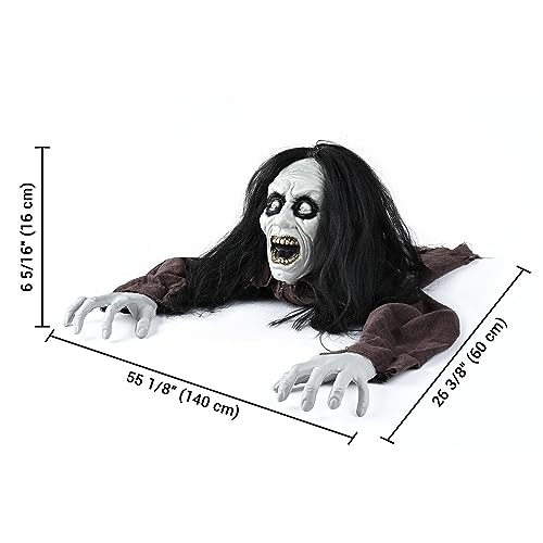 AW Halloween Prop Zombie Groundbreaker with Sound & LED Eyes Z407