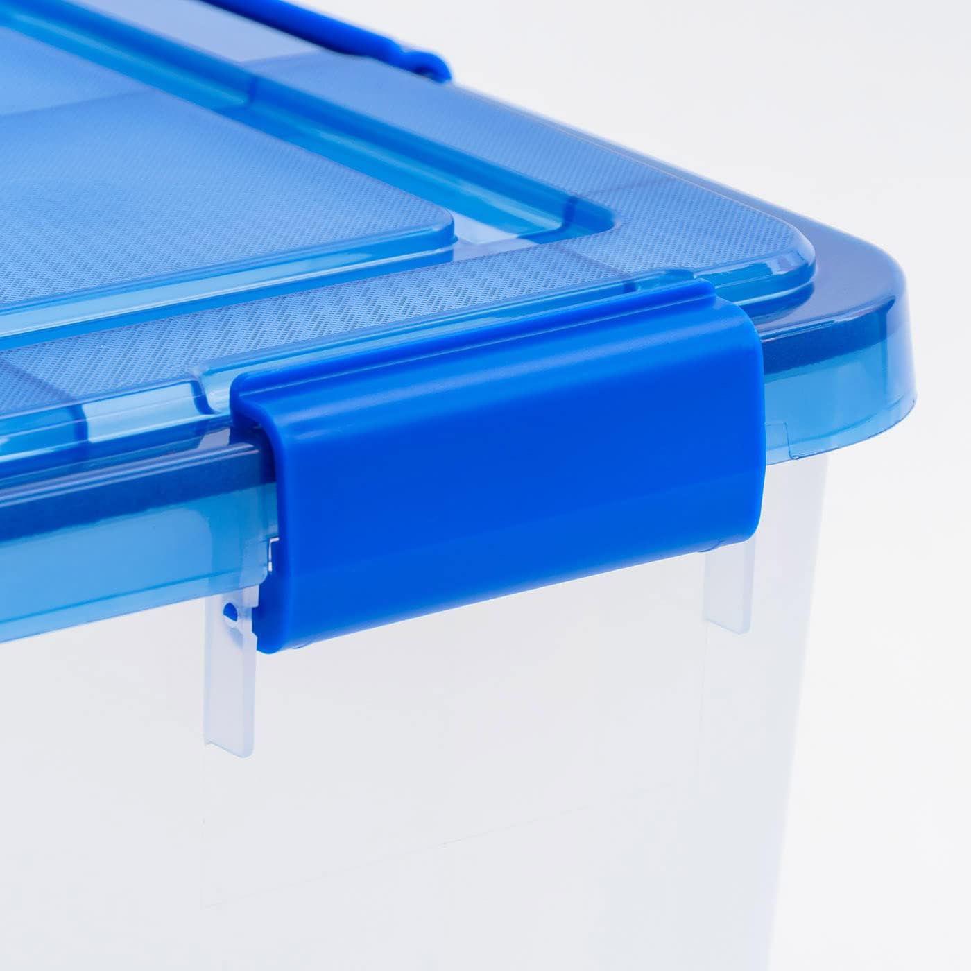 IRIS USA 4Pack 46.6qt Weatherproof Airtight Storage Bin with Lid K919939
