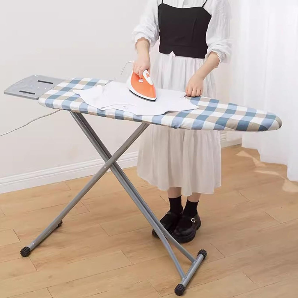 Folding Ironing Board with Adjustable Height and Iron Stand X5998