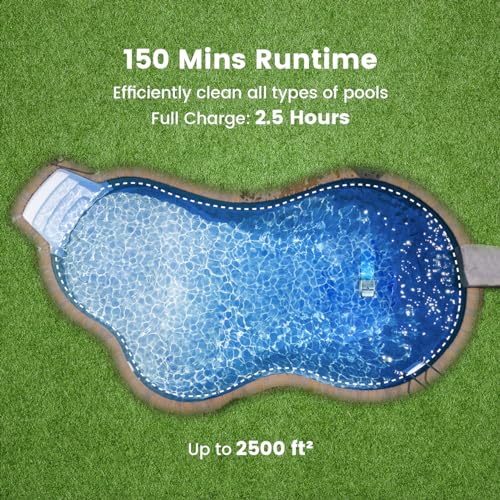 SMOROBOT Tank C1 Cordless Robotic Pool Cleaner for Inground Pools, Wall Climbing, 150 Min Runtime Y213