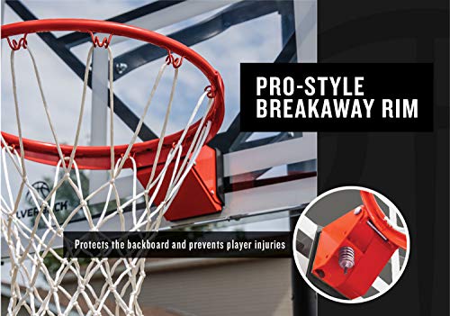 Silverback NXT 54" and 60" In-Ground Basketball Hoops with Adjustable-Height Goal Y548217