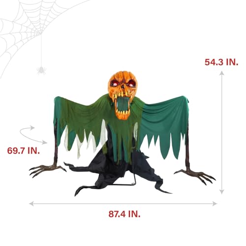 Haunted Hill Farm 5.9 ft Animatronic Lurching Woman by Tekky S393