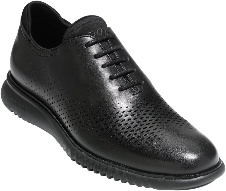 Cole Haan men's 2.0 Zerogrand Laser Wing Oxford Black Leather N3036