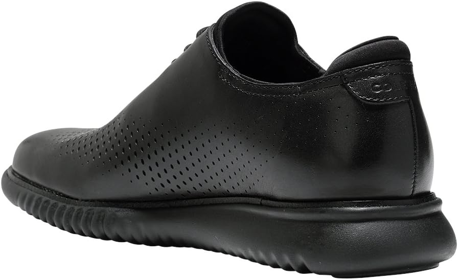 Cole Haan men's 2.0 Zerogrand Laser Wing Oxford Black Leather N3036