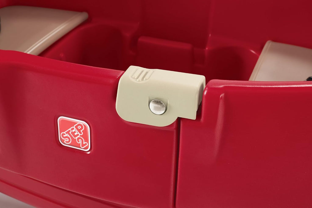 Step2 All Around Wagon for Kids with Whisper Wheels and Foldable Handle G6648