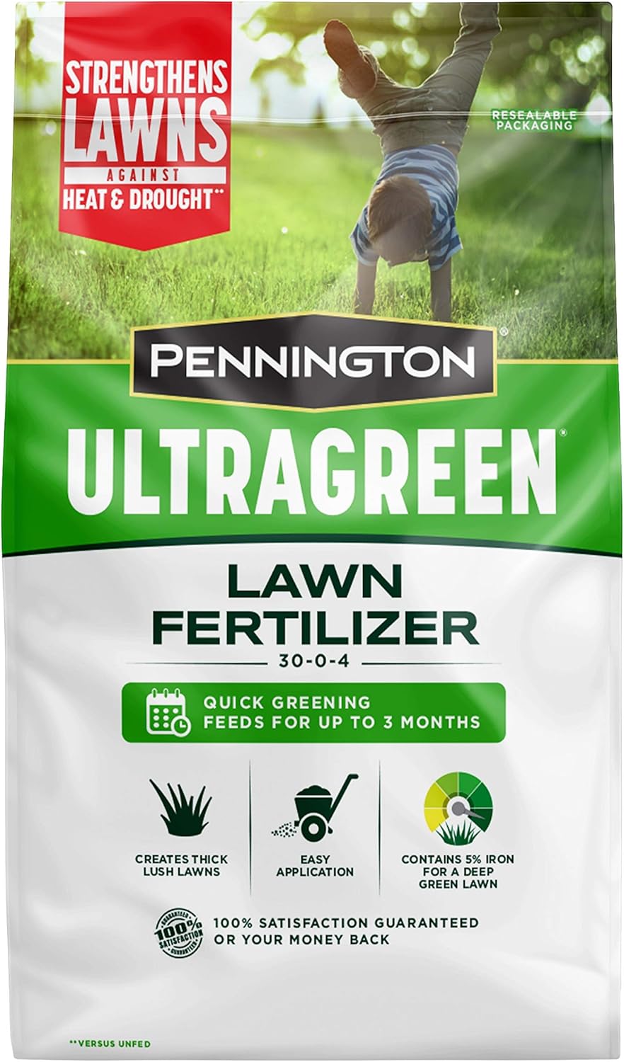 Pennington UltraGreen Lawn Fertilizer 14 lbs, Covers 5000 sq ft X115