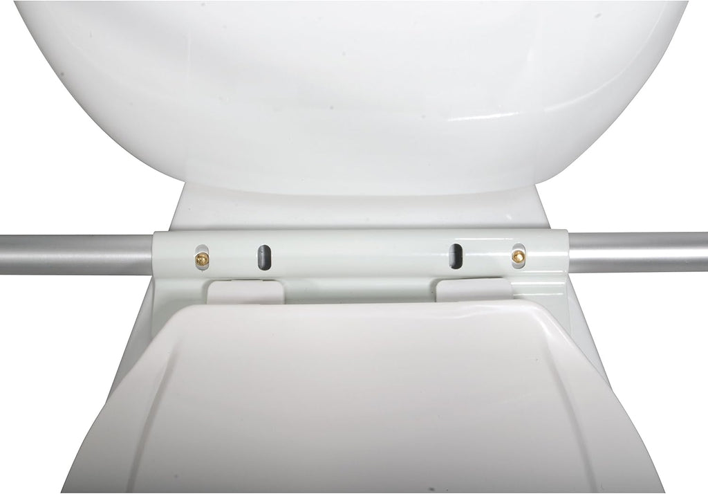 HEALTHLINE Toilet Safety Frame Rails with Padded Handrails, 300 Lbs Capacity J27557
