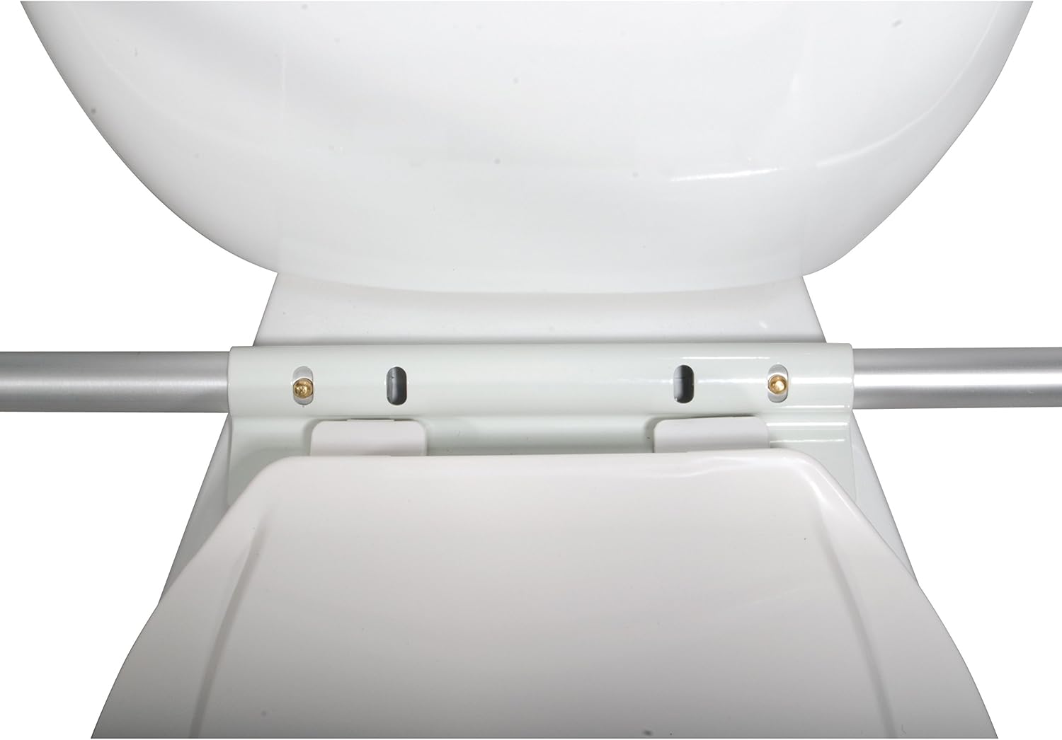 HEALTHLINE Toilet Safety Frame Rails with Padded Handrails, 300 Lbs Capacity J27557
