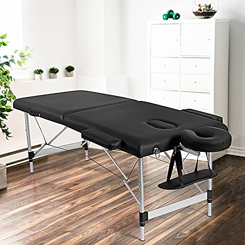 Giantex 84" Portable Massage Table with Face Cradle & Carry Case T442