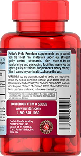 Puritan's Pride CoQ10 200mg, 240 Rapid Release Softgels E5314