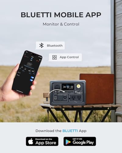 BLUETTI EB3A Solar Generator, 268Wh LiFePO4 Portable Power Station W33841