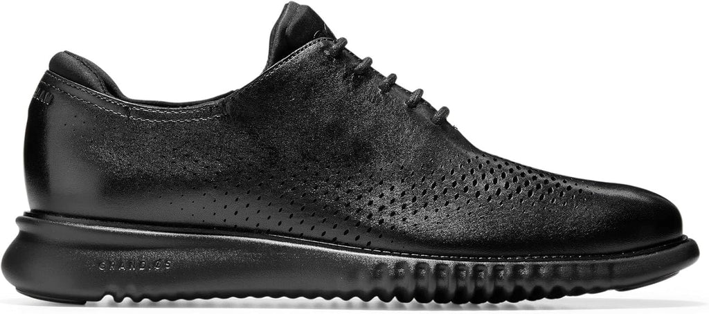 Cole Haan Men's 2.Zerogrand Laser Wingtip Oxford Black Leather M4406