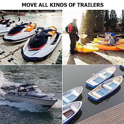 Watercraft PWC Dolly Jet Ski Dolly 1300 LBS Capacity Boat Trailer with Casters and Brakes C674