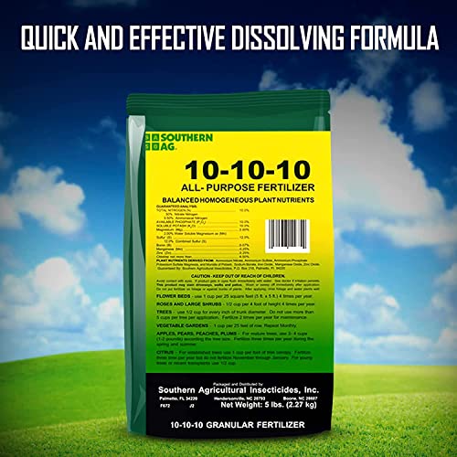 Southern Ag All Purpose Granular Fertilizer 10-10-10, 5 LB P308060