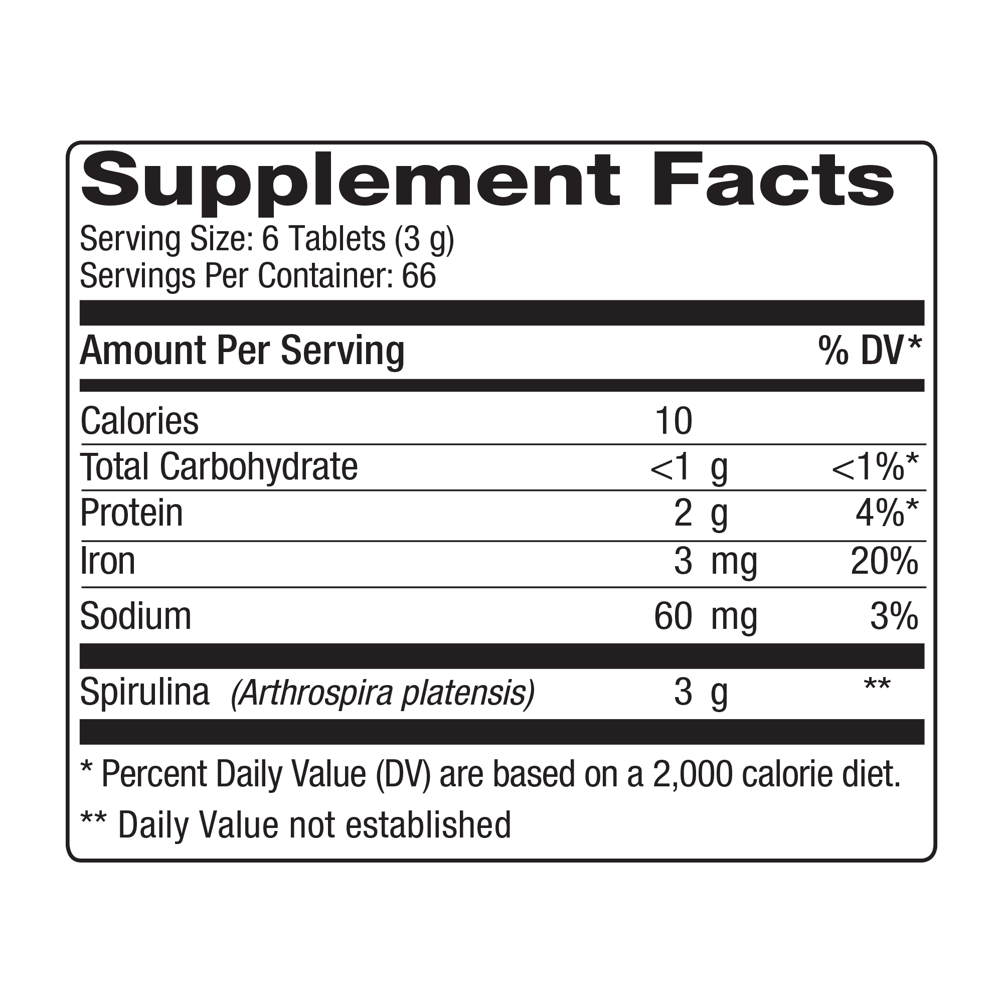 Nutrex Hawaii Pure Hawaiian Spirulina 500 mg Tablets, 400 Ct I978000