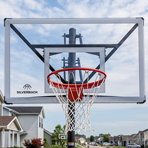 Silverback NXT 54" and 60" In-Ground Basketball Hoops with Adjustable-Height Goal Y548217