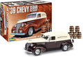 Revell 14529 '39 Chevy Sedan Delivery 1:24 Scale 97-Piece Skill Level 4 Model Car Building Kit, Blue,Clear,White