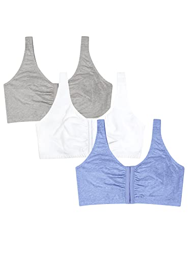 Fruit of the Loom Women's Front Closure Cotton Bra