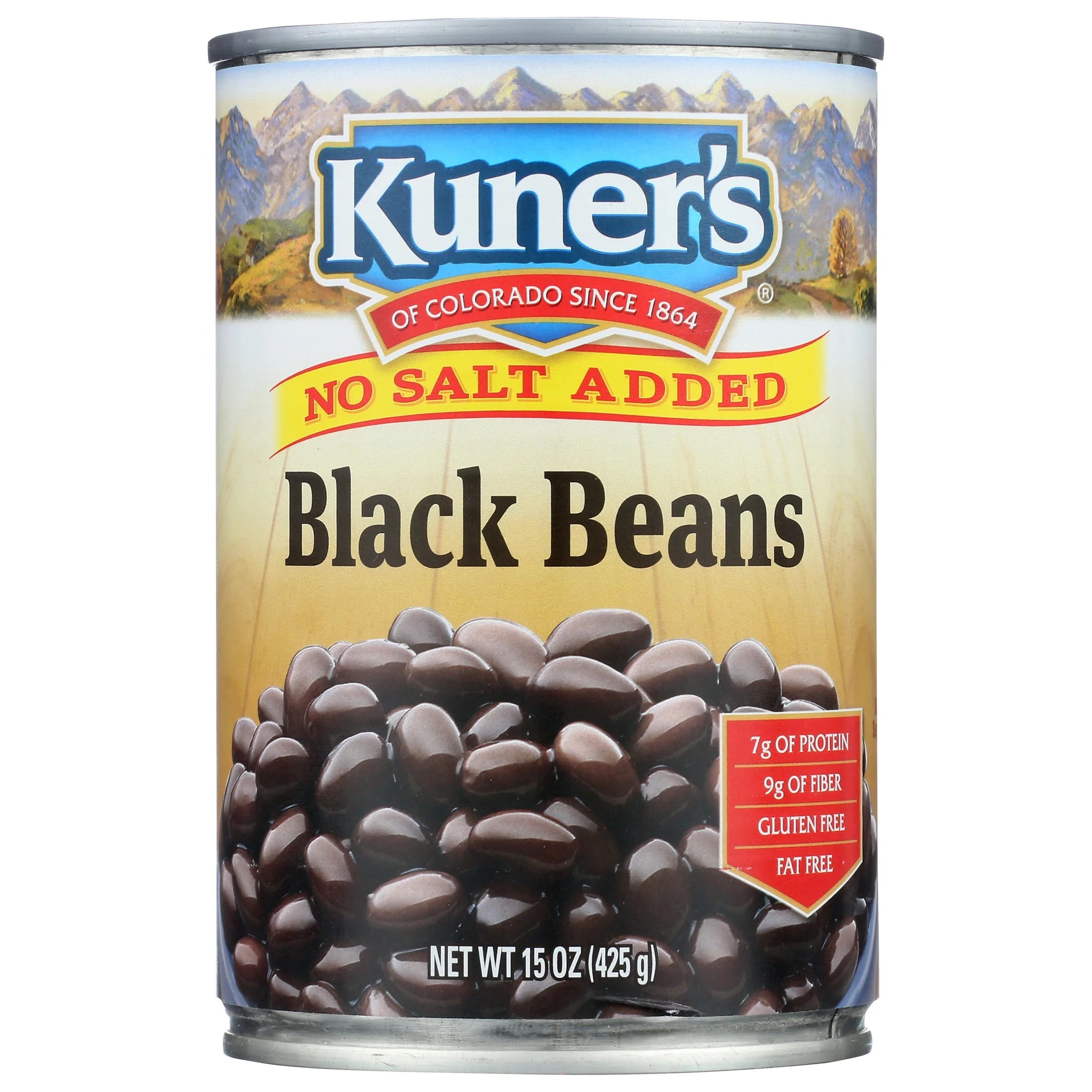Kuner's Black Beans No Salt Added 15 oz. Can O5048