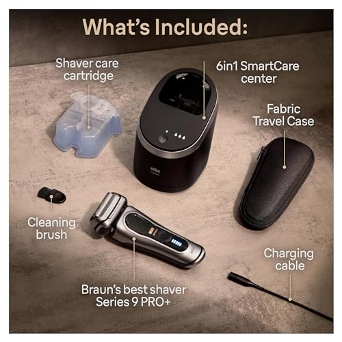 Braun Series 9 PRO+ Electric Razor for Men with SmartCare Center K44099