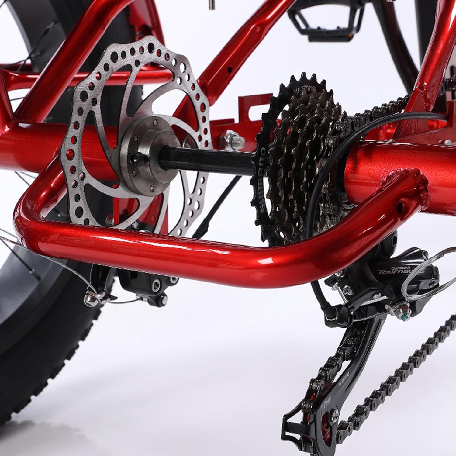 7-Speed All Terrain Fat Tire Trike 26/24 Inch with Cargo Basket A32128