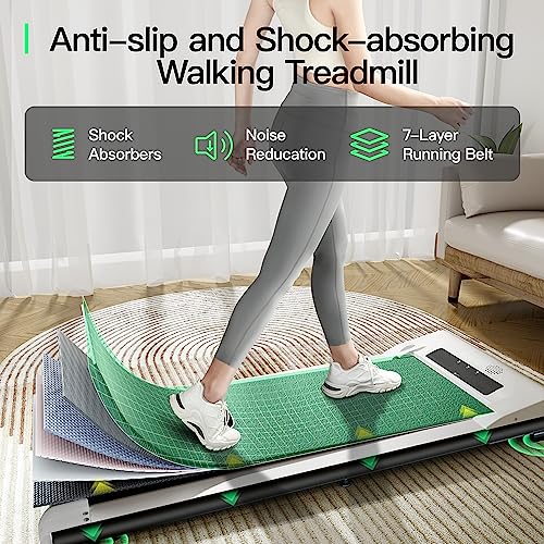 UMAY 512 Walking Pad, Under Desk Treadmill with Remote Control and LED Display D548993