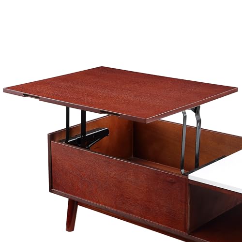 Mid-Century Lift Top Coffee Table with Storage, 43" Z222
