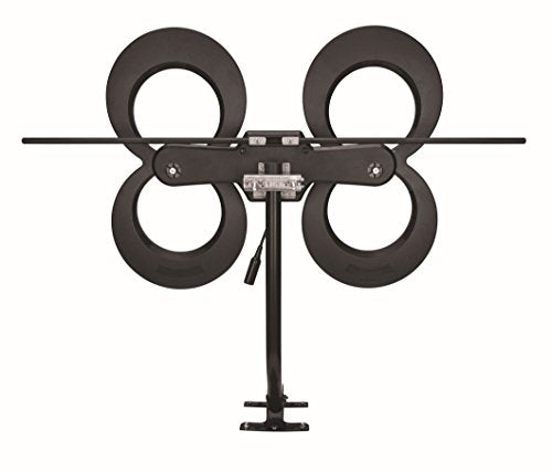 Antennas Direct ClearStream 2MAX Indoor Outdoor TV Antenna, 60+ Mile Range, 4K 8K UHD B488885