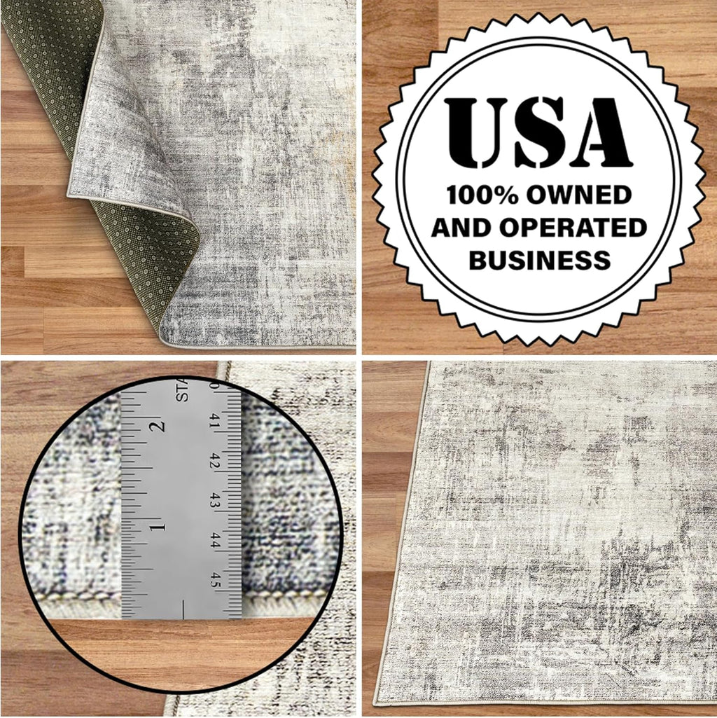ReaLife Machine Washable Area Rug Runner - Beige 2'6" x 6' N895254