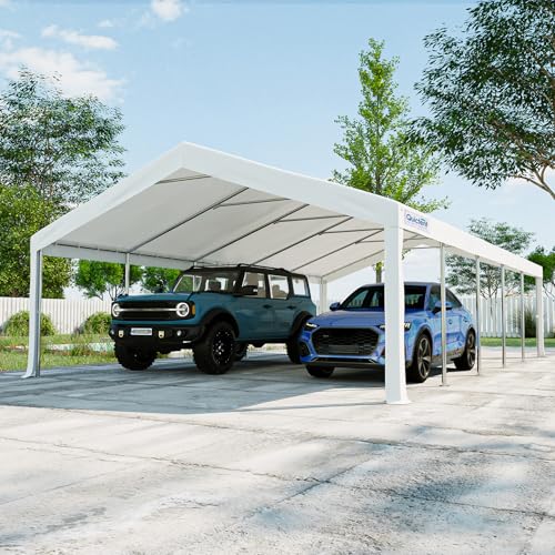 Quictent 20x20 Party Tent Heavy Duty Outdoor Canopy with Storage Bags M75972