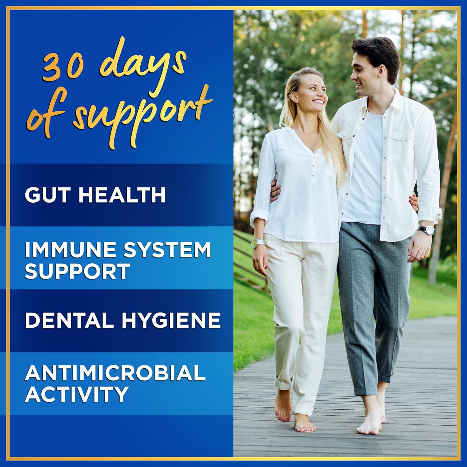Lactobacillus Salivarius Probiotic Capsules for Oral, Dental, and Immune Health, 60 Count U928