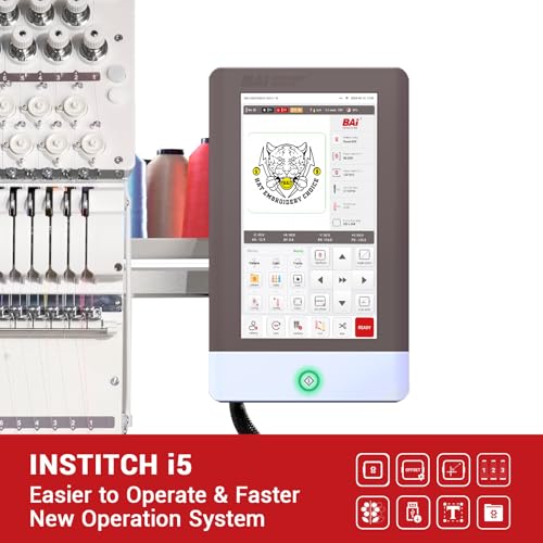 BAi THE MIRROR 15 Needle Embroidery Machine with 10" Touch Screen J824