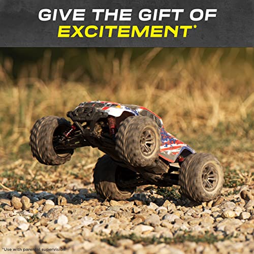LAEGENDARY Remote Control Car 1:10 Scale 4x4 Off-Road RC Truck with Two Batteries G73027