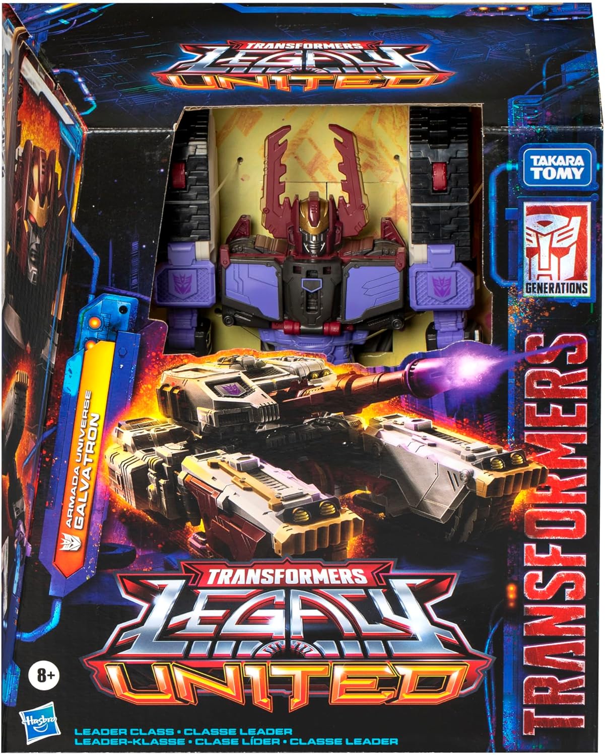 Transformers Legacy Evolution Leader Armada Galvatron Action Figure, 7-inch F636543