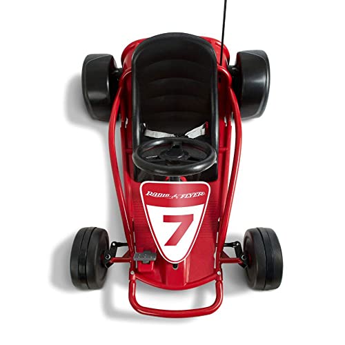 Radio Flyer Ultimate Go-Kart, 24V Pink Ride On Toy for Kids Ages 3-8 F82848