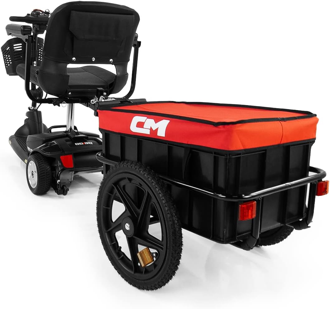 Challenger Scooter Trailer for Pride Mobility Scooters Heavy Duty - Large Tires J2800