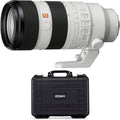 Sony FE 70-200mm F2.8 GM OSS II Full-Frame Constant-Aperture Telephoto Zoom Lens (SEL70200GM2) Bundle with Weatherproof Hard Case with Customizable Foam (18 x 14 x 7 Inch) (2 Items)