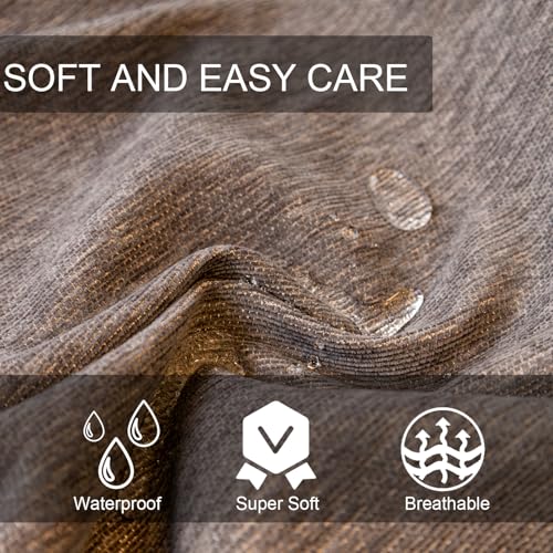 Waterproof Sofa Covers for Pets Washable Couch Cover 3-4 Cushion Beige T51220