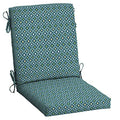 ARDEN Outdoor Dining Chair Cushion 20 x 20 in Weather-Proof Fade Resistant Sapphire Blue J523