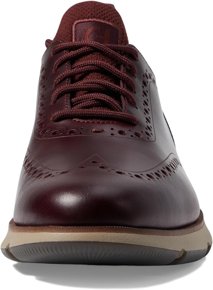 Cole Haan Men's 4.Zerogrand Wingtip Oxford Bloodstone/Pinot Dark Latte E994