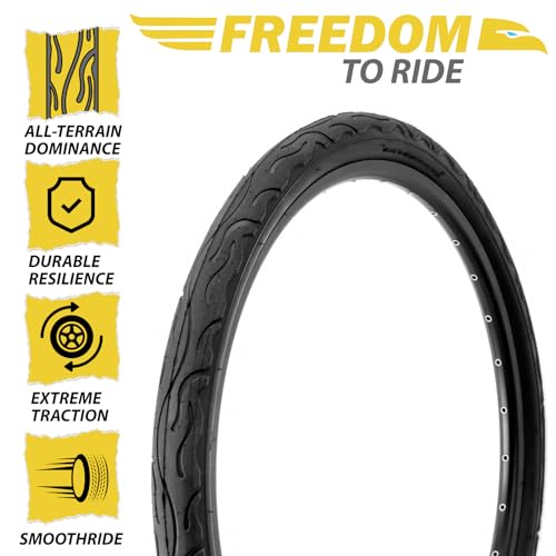 MOHEGIA Cruiser Bike Replacement Tire 26x2.125 inch Puncture-Resistant Folding B549542
