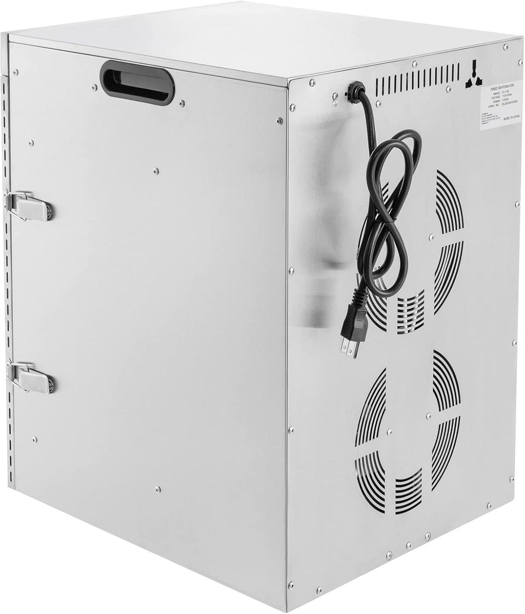 16 Tray Stainless Steel Food Dehydrator with Adjustable Temperature and Timer Q37753