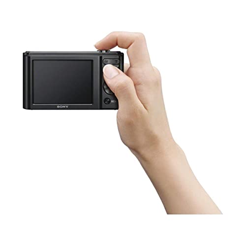Sony DSCW800/B 20.1 MP Digital Camera Black P49247