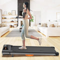 Walking Pad, Under Desk Treadmill for Home Office, 2 in 1 Portable Walking Treadmill, Portable Walking Jogging Running Machine with Remote Control, LED Display, 330lbs