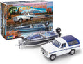 Revell 17242 '80 Ford Bronco w/Bass Boat & Trailer 1:24 scale 157-Piece Skill Level 5 Model Truck Building Kit